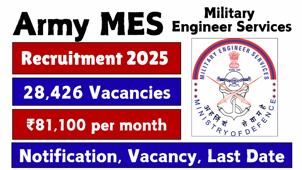 Army MES Recruitment 2025