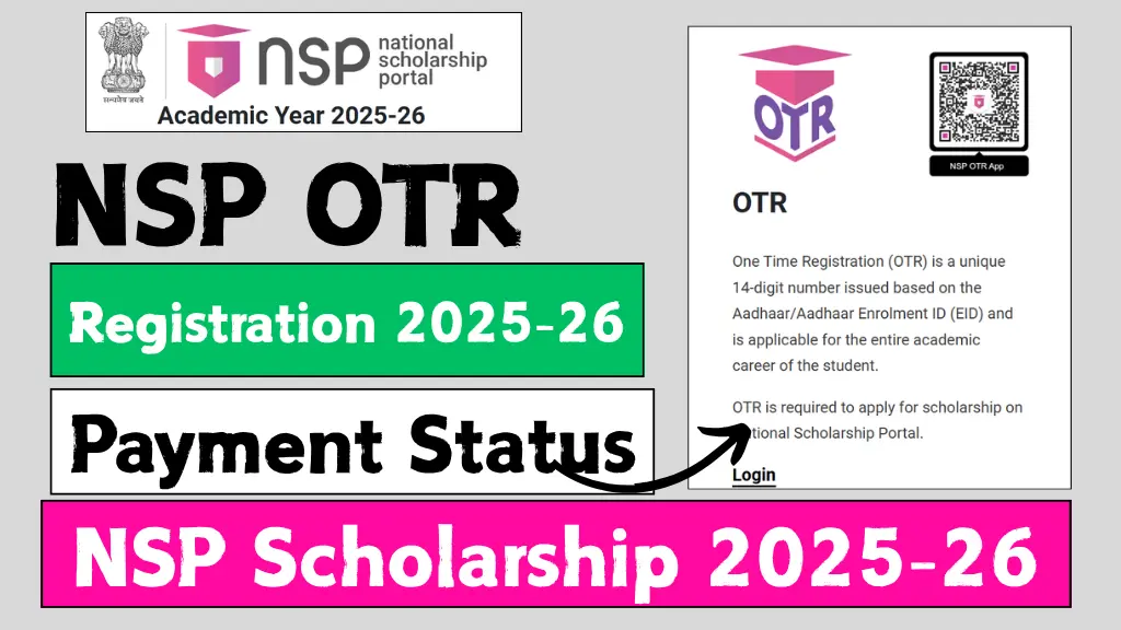 NSP OTR Registration 2025-26